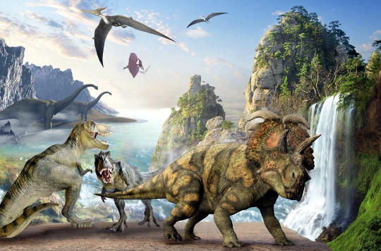 Разные виды динозавров господствовали на Земле в юрском периоде мезозоя